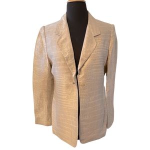 Ellen Tracy linen and silk jacket size 4